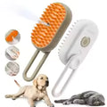 3-in-1 Dog Hair Brush Cat Hair Brush Electric Pet Cleaning Brush Steam Spray Brush Massage Hair Removal Comb Anti Flying Brush
